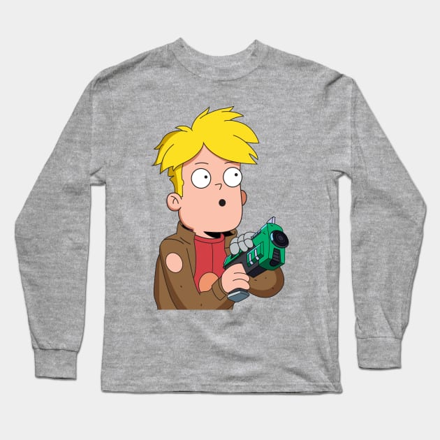 Gary Goodspeed Long Sleeve T-Shirt by Plushism